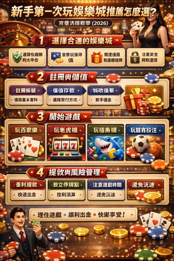 娛樂城推薦 | 新手第一次玩怎麼選 | 2026百大遊戲優劣勢